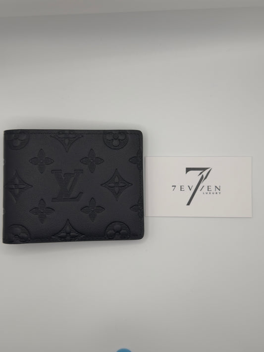 Monogram Shadow Black Multiple Wallet